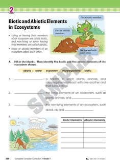 Aperçu du contenu_Complete Canadian Curriculum: Grade 7 (Enriched Edition)