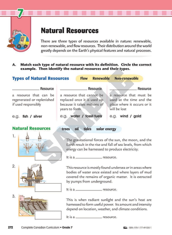 Aperçu du contenu 2_Complete Canadian Curriculum: Grade 7 (Enriched Edition)