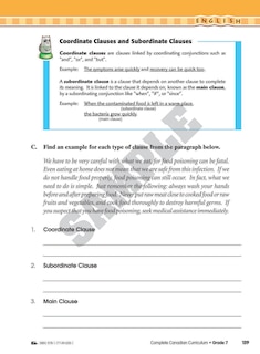 Aperçu du contenu 4_Complete Canadian Curriculum: Grade 7 (Enriched Edition)