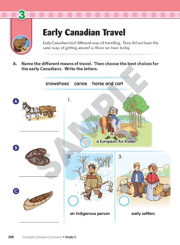 Sample content 2_Complete Canadian Curriculum: Grade 3 (Enriched Edition)