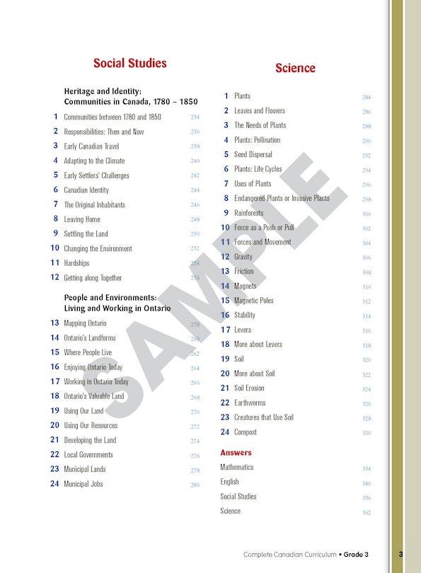 Sample content 5_Complete Canadian Curriculum: Grade 3 (Enriched Edition)