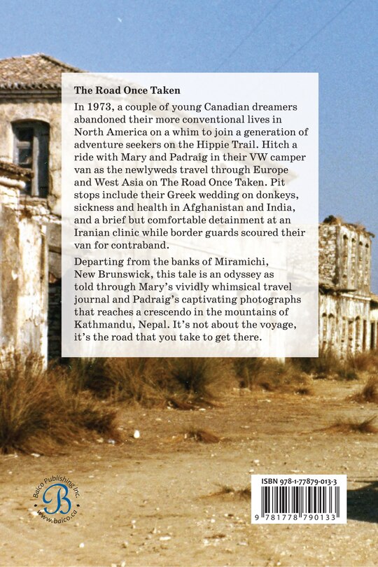 Couverture arri&egrave;re_THE ROAD ONCE TAKEN