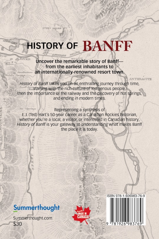 Couverture arri&egrave;re_History of Banff