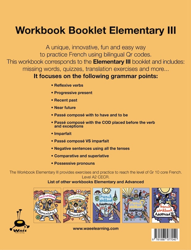 Couverture arrière_French Workbook Elementary III