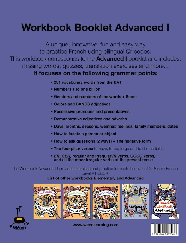 Back cover_French Workbook Advanced I