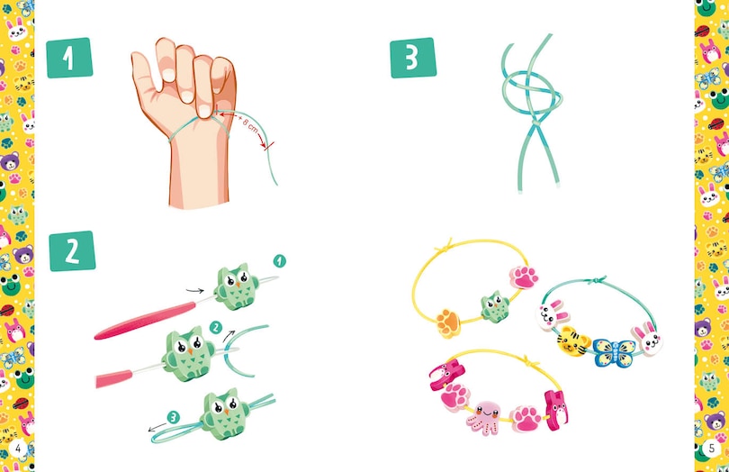 Aper&ccedil;u du contenu_My Collection of Cute Animal Bracelets