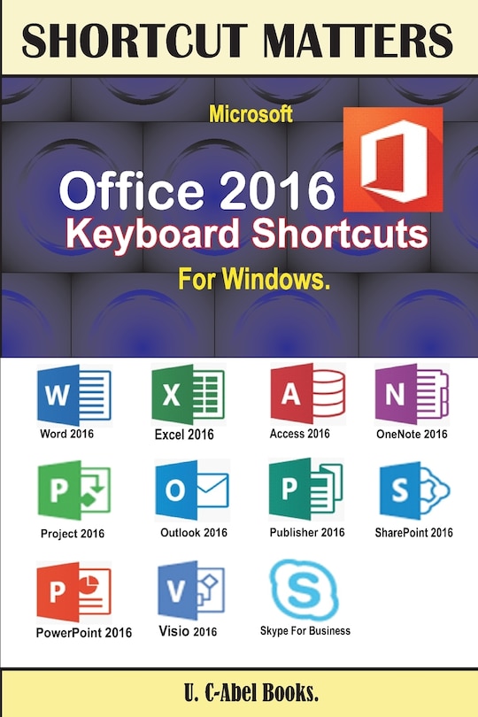 Front cover_Microsoft Office 2016 Keyboard Shortcuts For Windows
