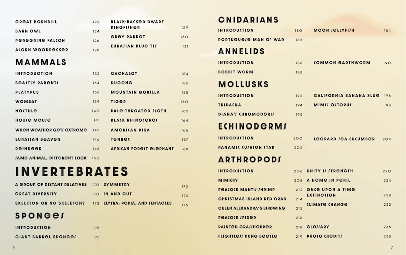 Table des mati&egrave;res_ULTIMATE BK OF ANIMALS