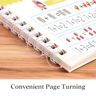 Aper&ccedil;u du contenu 2_Wonder Magic Pack of 4 books (Maths, Drawing, Numbers & Alphabet)