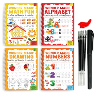 Aper&ccedil;u du contenu 4_Wonder Magic Pack of 4 books (Maths, Drawing, Numbers & Alphabet)