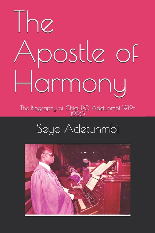 Front cover_The Apostle of Harmony