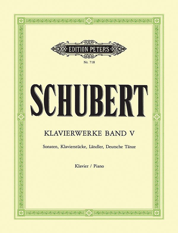 Front cover_Sonatas, Piano Pieces, Landler, German Dances for Piano (Selection)