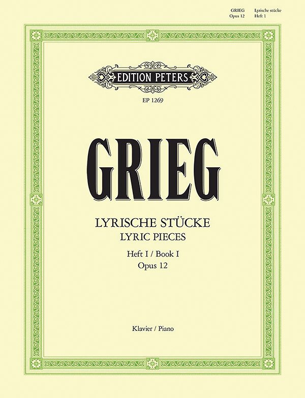 Front cover_Lyric Pieces for Piano, Book 1 Op. 12