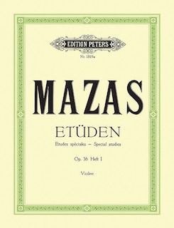 Front cover_Studies Op. 36 for Violin - Etudes speciales