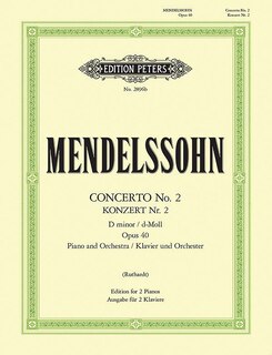 Front cover_Piano Concerto No. 2 in D minor Op. 40 (Edition for 2 Pianos)