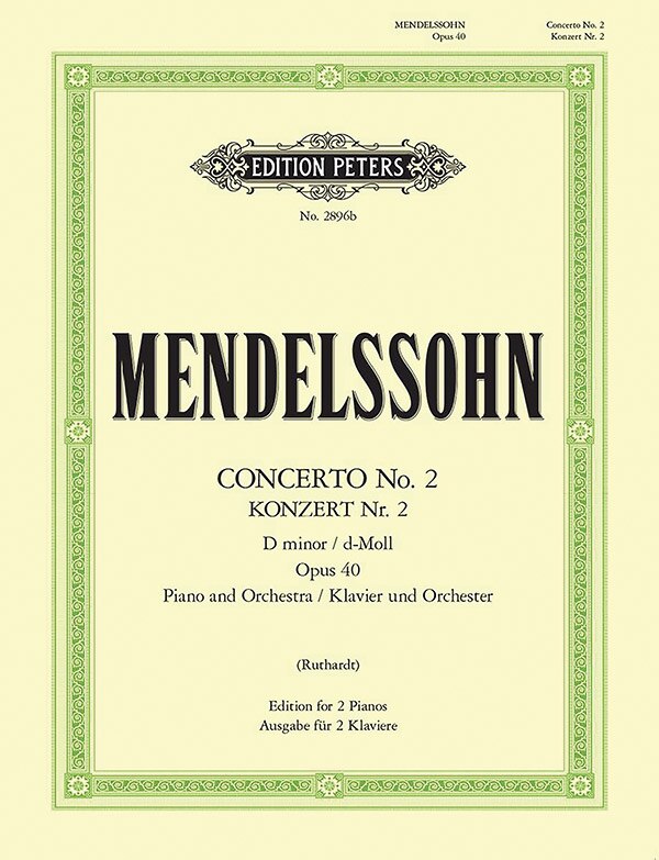 Front cover_Piano Concerto No. 2 in D minor Op. 40 (Edition for 2 Pianos)