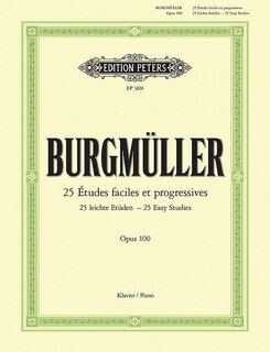 Front cover_25 Etudes faciles et progressives (Easy Studies) Op. 100 for Piano