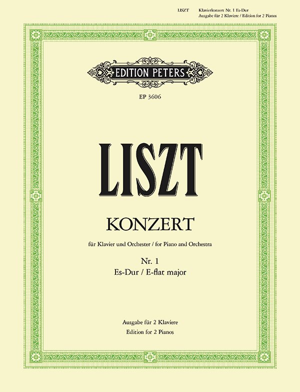 Front cover_Piano Concerto No. 1 in E flat (Edition for 2 Pianos)