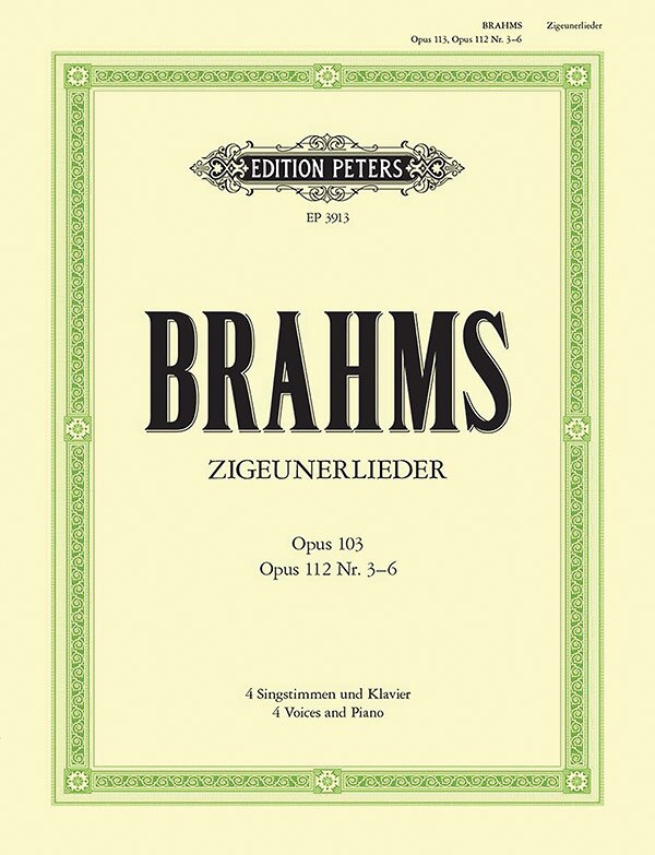 Couverture_Zigeunerlieder for 4 Voices (Mixed Choir) and Piano