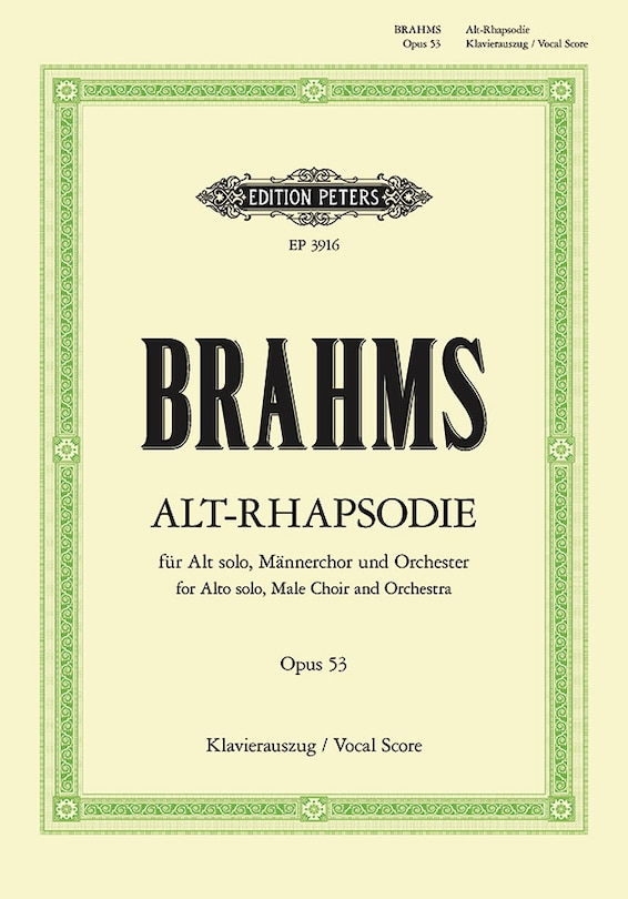 Couverture_Alto Rhapsody Op. 53 (Vocal Score)