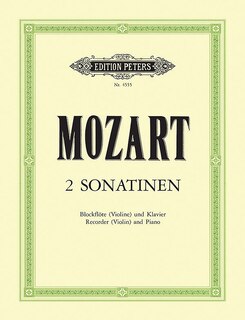 Front cover_2 Viennese Sonatinas K439b/II, IV (Arranged for Recorder [Violin] and Piano)