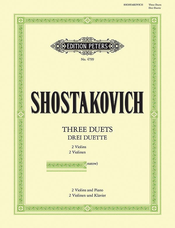 Front cover_3 Duets Op. 97d for 2 Violins and Piano