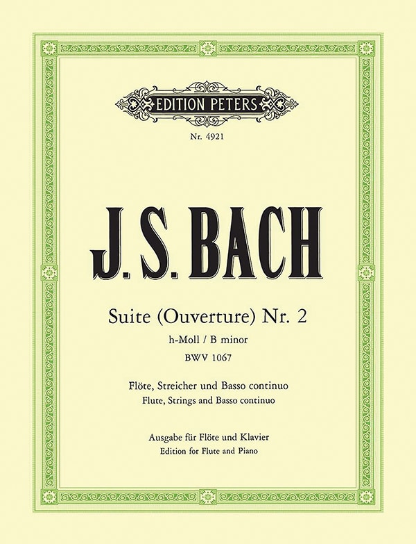Couverture_Orchestral Suite (Overture) No. 2 in B minor BWV 1067 (Ed. for Flute and Piano)