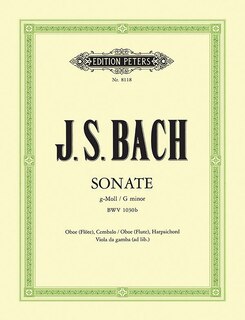Front cover_Sonata in G minor BWV 1030b f. Oboe (Flute) and Harpsichord (Vdg./Cello ad lib.)