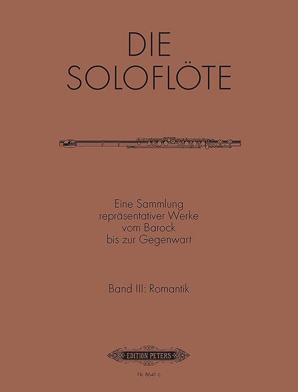 Front cover_The Solo Flute - Selected Works from the Baroque to the 20th Century