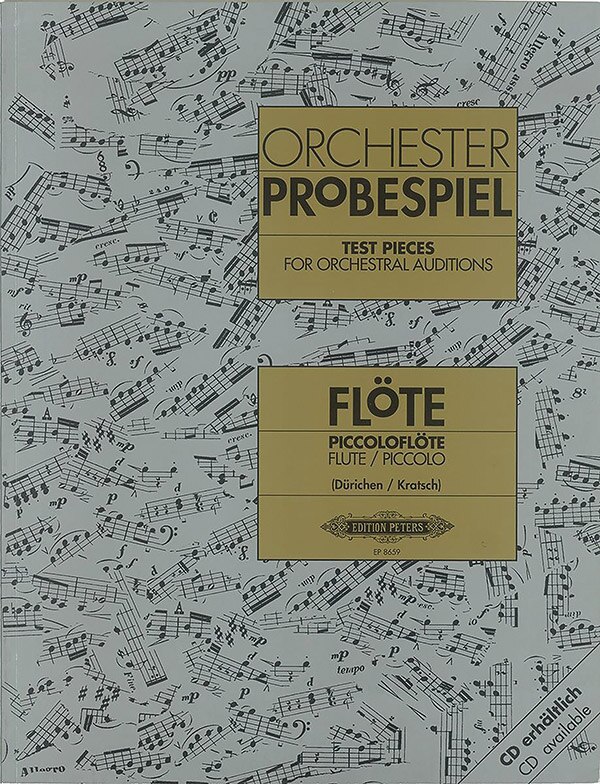 Front cover_Test Pieces for Orchestral Auditions - Flute, Piccolo