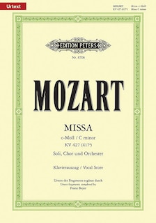 Couverture_Mass in C minor K427 (Completed by F. Beyer) (Vocal Score)