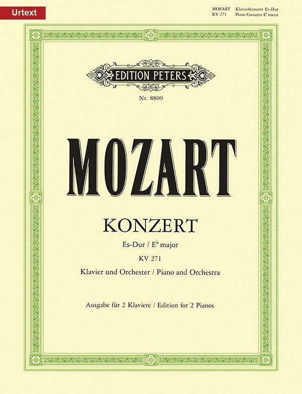 Couverture_Piano Concerto No. 9 in E flat K271 (Edition for 2 Pianos)