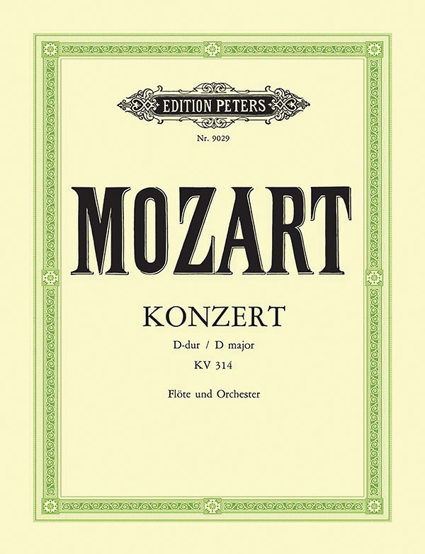 Front cover_Flute Concerto No. 2 in D K314 (285d) (Edition for Flute and Piano)
