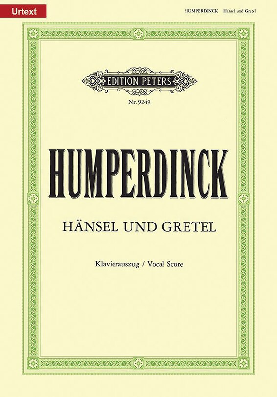 Couverture_Hansel und Gretel (Vocal Score)