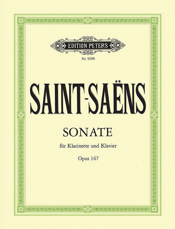 Couverture_Clarinet Sonata Op. 167