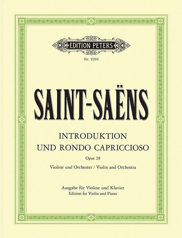 Front cover_Introduction and Rondo capriccioso Op. 28 (Edition for Violin and Piano)