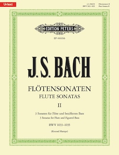 Couverture_Flute Sonatas, BWV 1033-1035 for Flute and Continuo