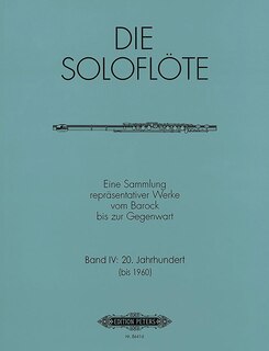 Front cover_The Solo Flute - Selected Works from the Baroque to the 20th Century