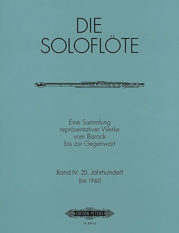 Front cover_The Solo Flute - Selected Works from the Baroque to the 20th Century
