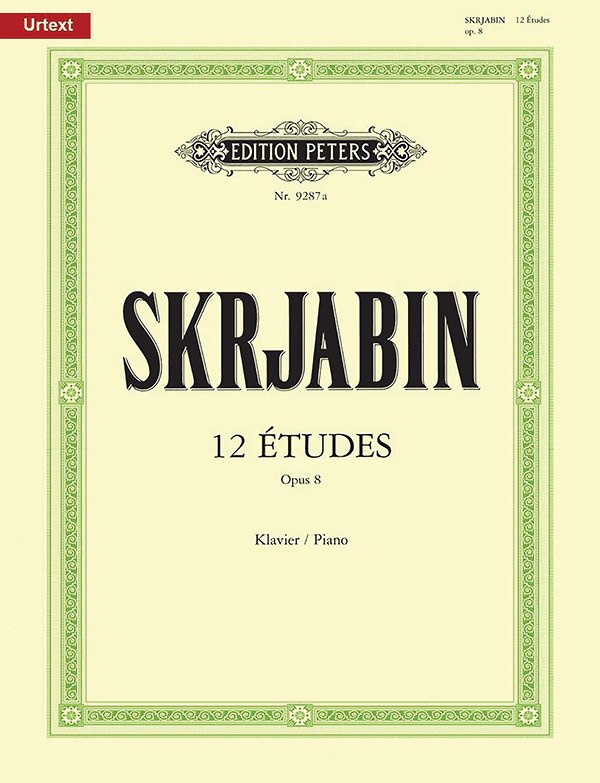 Front cover_12 Etudes Op. 8 For Piano