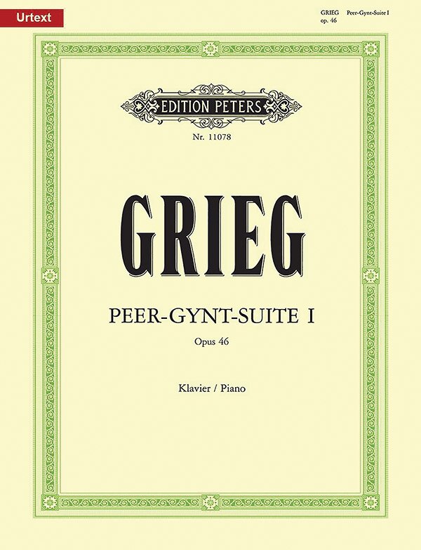 Front cover_Peer Gynt Suite No. 1 Op. 46 (Arranged for Piano by the Composer)