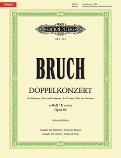 Front cover_Double Concerto in E minor Op. 88 (Edition for Clarinet, Viola and Piano)