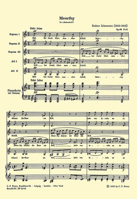 Front cover_Meerfey Op. 6 No. 5 For Sssaa Choir and Piano