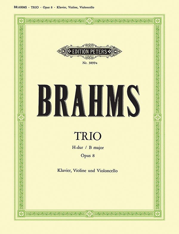Couverture_Piano Trio No. 1 in B Op. 8 (Revised Version, 1891)