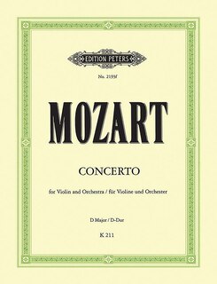 Front cover_Violin Concerto No. 2 in D K211 (Edition for Violin and Piano)
