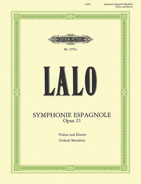 Front cover_Symphonie espagnole Op. 21 (Edition for Violin and Piano)
