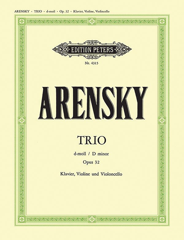 Couverture_Piano Trio in D minor Op. 32