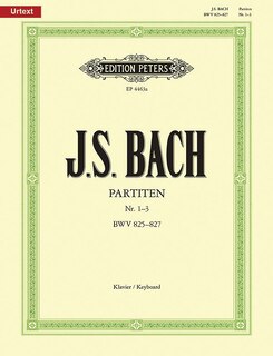 Front cover_Partitas For Keyboard - Nos. 1-3 Bwv 825-827