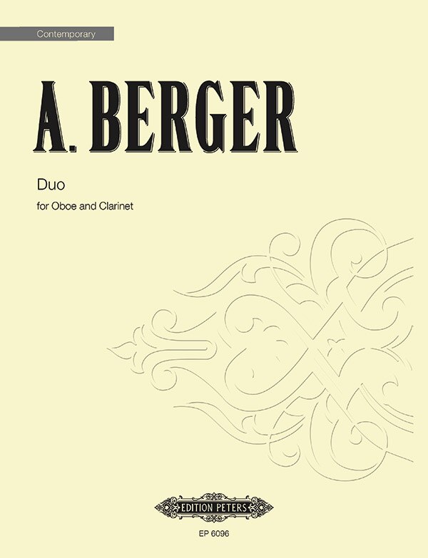Front cover_Duo for Oboe and Clarinet