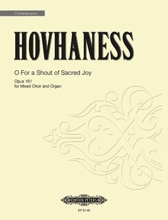 Front cover_O For A Shout of Sacred Joy Op. 161